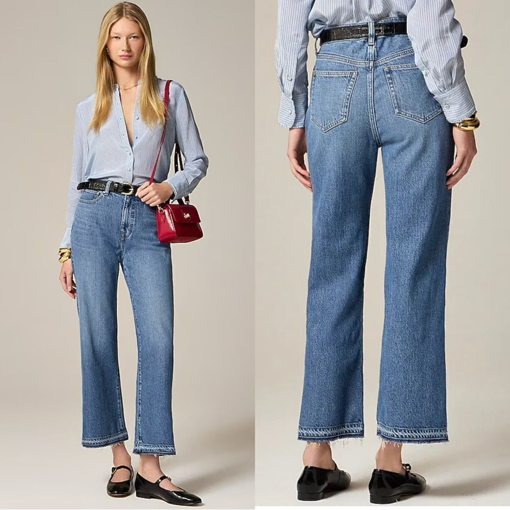 NWT J CREW TALL High-rise kickout jean
